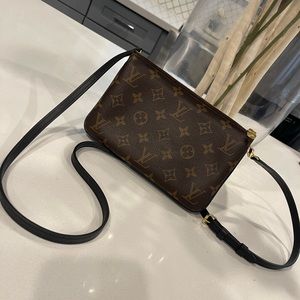 Double zip Pochette